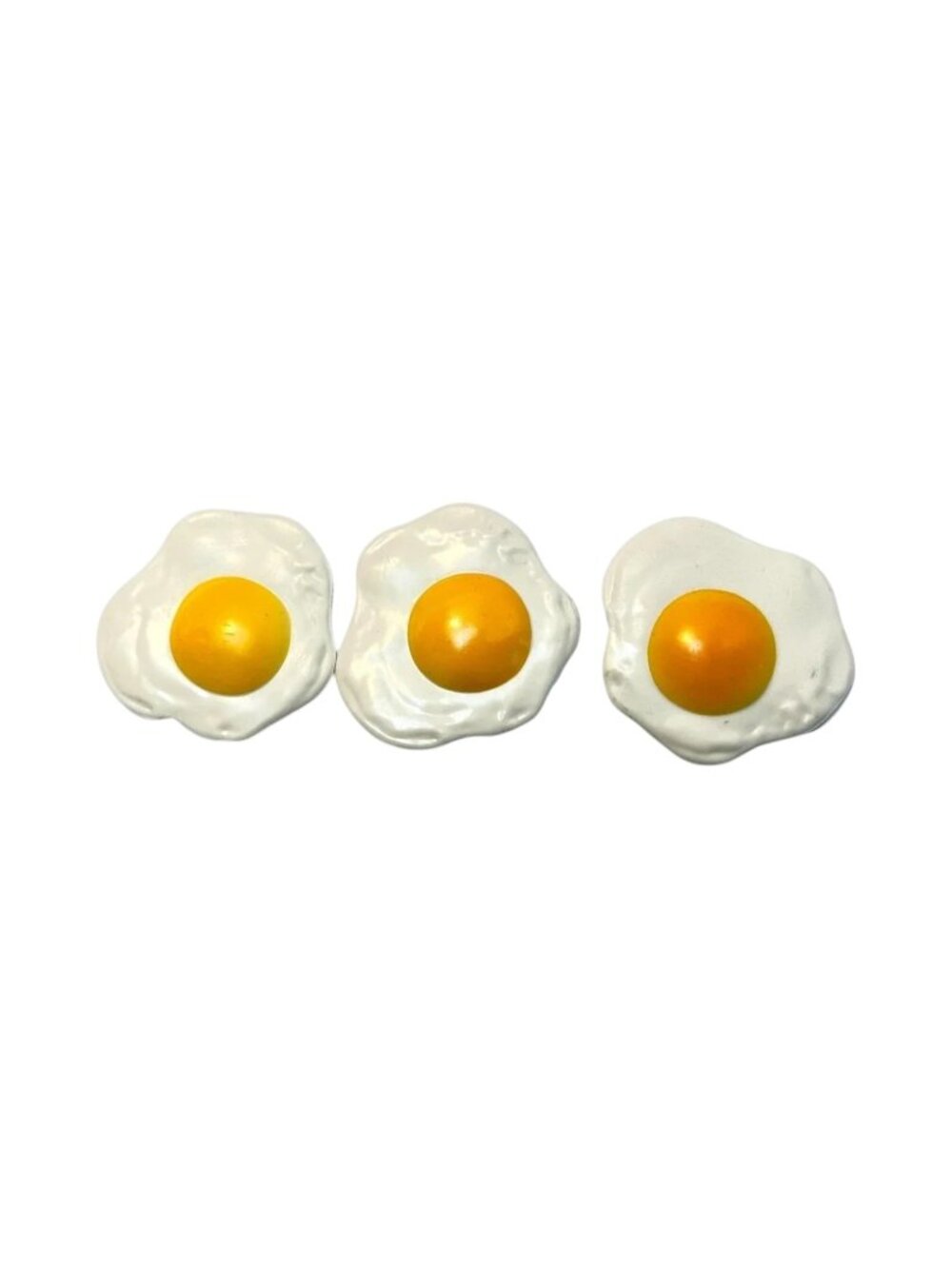 Fun With Food  Lot 3 Fried Eggs Sunnyside Fisher Price Vintage 1998 New‎ Unused